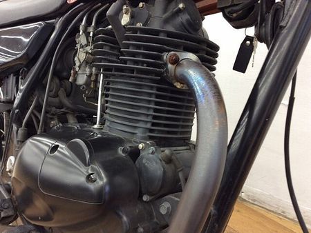 カワサキ 250TR 250TR ★☆キャンディレッドオレンジフレーク ロングフォーク チョッパースタイル☆★ 18