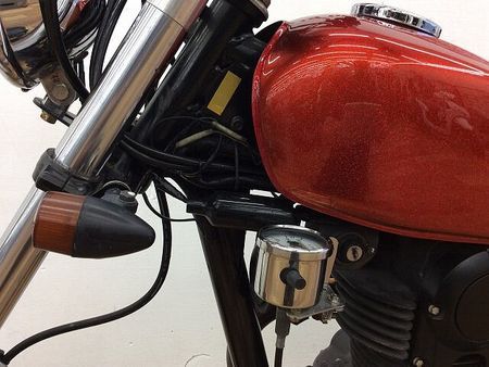 カワサキ 250TR 250TR ★☆キャンディレッドオレンジフレーク ロングフォーク チョッパースタイル☆★ 34