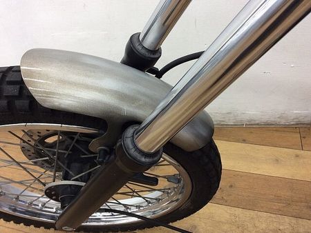 カワサキ 250TR 250TR ★☆キャンディレッドオレンジフレーク ロングフォーク チョッパースタイル☆★ 35