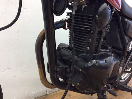 カワサキ 250TR 250TR ★☆キャンディレッドオレンジフレーク ロングフォーク チョッパースタイル☆★ 37