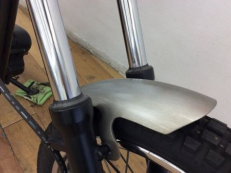 カワサキ 250TR 250TR ★☆キャンディレッドオレンジフレーク ロングフォーク チョッパースタイル☆★ 9