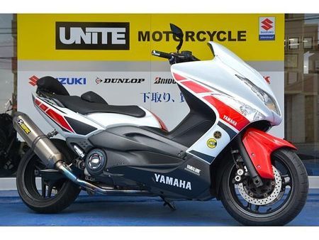 ヤマハ TMAX500 ストロボカラーの限定車を走り仕様のカスタム! 1