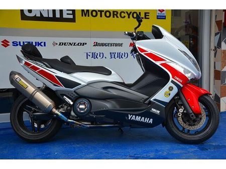 ヤマハ TMAX500 ストロボカラーの限定車を走り仕様のカスタム! 2