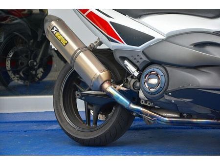 ヤマハ TMAX500 ストロボカラーの限定車を走り仕様のカスタム! 7