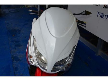 ヤマハ TMAX500 ストロボカラーの限定車を走り仕様のカスタム! 9