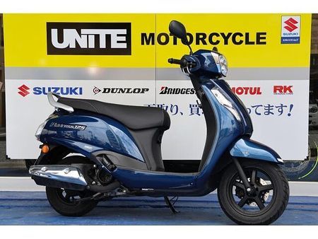 スズキ アドレス125 他社にないクラシカルデザインで人気の現行アドレス。走行距離少ない中古車です! 1