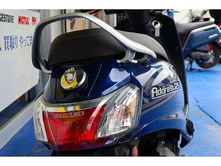 スズキ アドレス125 他社にないクラシカルデザインで人気の現行アドレス。走行距離少ない中古車です! 12
