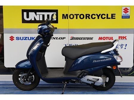 スズキ アドレス125 他社にないクラシカルデザインで人気の現行アドレス。走行距離少ない中古車です! 13
