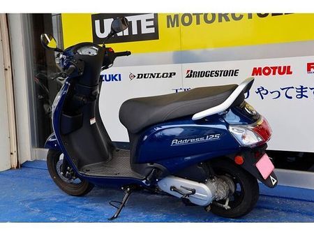 スズキ アドレス125 他社にないクラシカルデザインで人気の現行アドレス。走行距離少ない中古車です! 19
