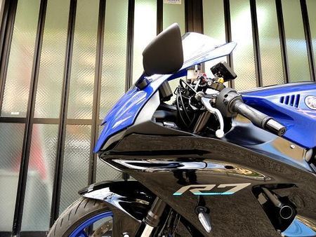 ヤマハ YZF-R7 ETC2.0車載器、TANAXスマートライドモニター装着 17