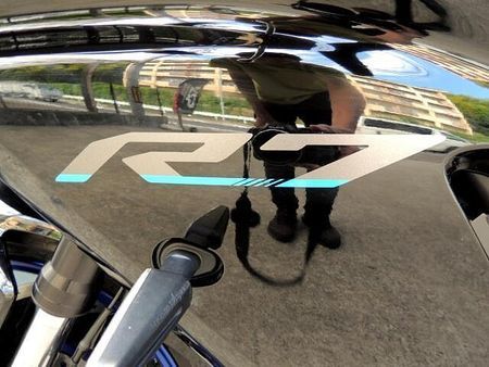 ヤマハ YZF-R7 ETC2.0車載器、TANAXスマートライドモニター装着 27