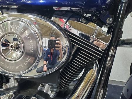 ハーレーダビッドソン FLSTC-I Softail Heritage Classic FLSTC-I1450 2006年モデル インジェクション エンジンガード装備 35