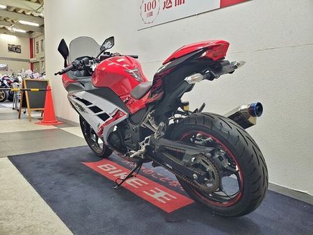 カワサキ ニンジャ 250 NINJA250 2013年モデル BEETナサートマフラー、ステップ グリップヒーター 7