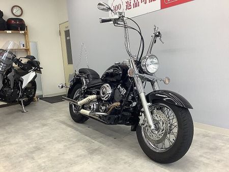 ヤマハ ドラッグスター400 Drag Star Classic 400 エイプハンガー コブラシート デグナーサイドバ 3