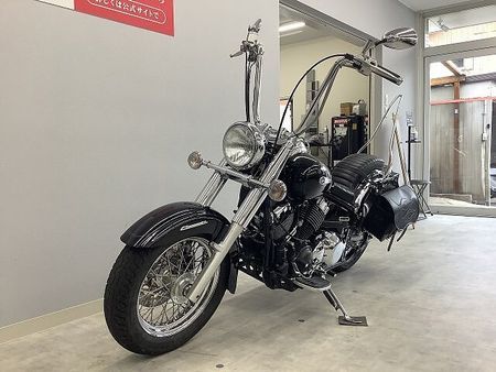 ヤマハ ドラッグスター400 Drag Star Classic 400 エイプハンガー コブラシート デグナーサイドバ 4