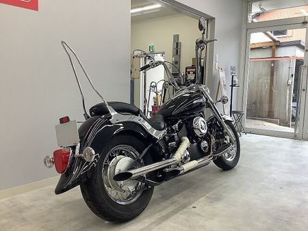 ヤマハ ドラッグスター400 Drag Star Classic 400 エイプハンガー コブラシート デグナーサイドバ 7