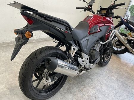 ホンダ 400X 400X 2013年モデル/フォグランプ/アップハンドル/リアキャリア/USB電源付きスマ 3