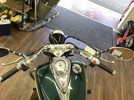 ヤマハ ドラッグスター400 ドラッグスター400 足つき良好で取り扱い易い国産アメリカン!個性的なツートンカラーシート 8