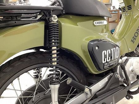 ホンダ クロスカブ110 CROSS CUB 110 フロントキャリア・リアボックス 107kgの軽量車体と山道でも 40