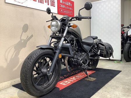 ホンダ レブル 250 REBEL 250 サイドバック 2017Nモデル インジェクション マットシルバー 8
