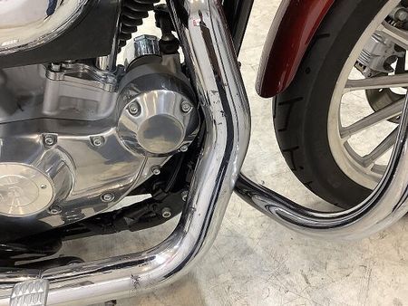ハーレーダビッドソン XL883L XL883LI デタッチャブルスクリーン! サイドバック! エンジンガード&ハンドガード! 29