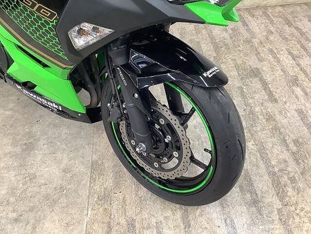 カワサキ ニンジャ 400 NINJA400 ABS カスタムグリップ&バーエンド! アクセサリーバー! ゴールドチェ 11