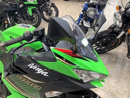 カワサキ ニンジャ 400 NINJA400 ABS カスタムグリップ&バーエンド! アクセサリーバー! ゴールドチェ 23