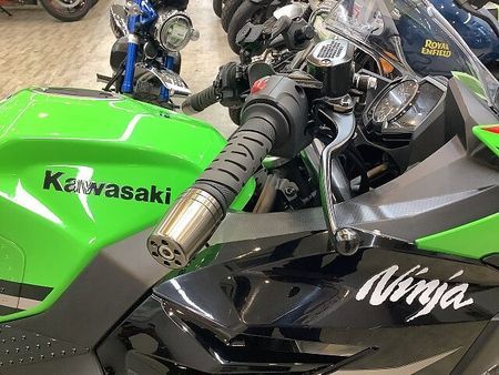 カワサキ ニンジャ 400 NINJA400 ABS カスタムグリップ&バーエンド! アクセサリーバー! ゴールドチェ 28