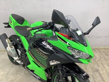 カワサキ ニンジャ 400 NINJA400 ABS カスタムグリップ&バーエンド! アクセサリーバー! ゴールドチェ 10