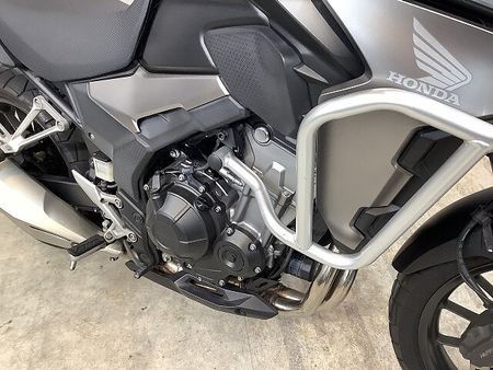 ホンダ 400X 400X 純正オプションフロントサイドパイプ! GIVI製リアボックス! ナックルバイザー 12