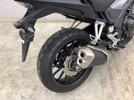 ホンダ 400X 400X 純正オプションフロントサイドパイプ! GIVI製リアボックス! ナックルバイザー 14