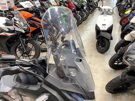 ホンダ 400X 400X 純正オプションフロントサイドパイプ! GIVI製リアボックス! ナックルバイザー 25