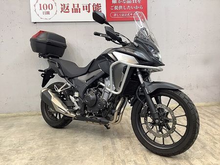 ホンダ 400X 400X 純正オプションフロントサイドパイプ! GIVI製リアボックス! ナックルバイザー 3