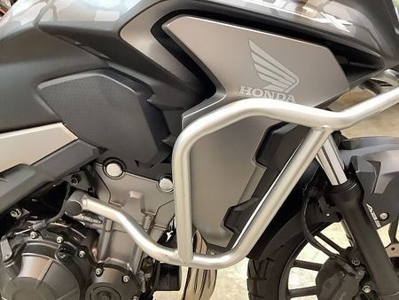 ホンダ 400X 400X 純正オプションフロントサイドパイプ! GIVI製リアボックス! ナックルバイザー 29