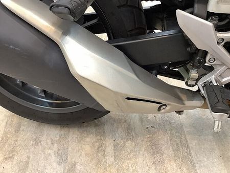 ホンダ 400X 400X 純正オプションフロントサイドパイプ! GIVI製リアボックス! ナックルバイザー 35