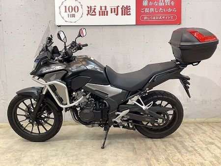 ホンダ 400X 400X 純正オプションフロントサイドパイプ! GIVI製リアボックス! ナックルバイザー 5