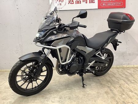 ホンダ 400X 400X 純正オプションフロントサイドパイプ! GIVI製リアボックス! ナックルバイザー 6