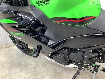 カワサキ ニンジャ 400 NINJA400 ABS JMCA認証OVER製サイレンサー! エンジンスライダー! アジ 20