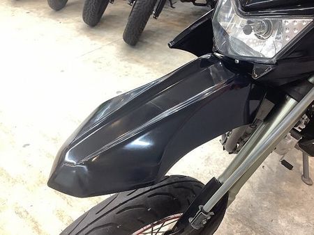 カワサキ Dトラッカー125 D-トラッカー125 2011年モデル ハンドガード カスタムミラー フェンダーレス ZE 16