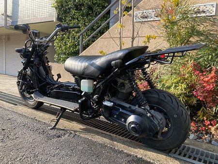 ホンダ フュージョン リアキャリアはボルト4本で簡単に脱着可能です♪キャンプやツーリングのお供に 5