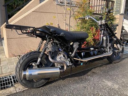 ホンダ フュージョン リアキャリアはボルト4本で簡単に脱着可能です♪キャンプやツーリングのお供に 12