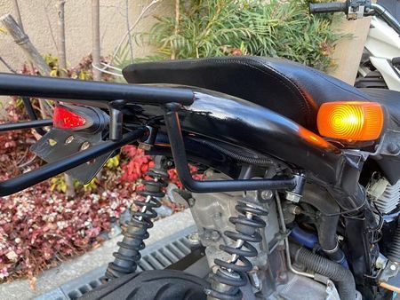 ホンダ フュージョン リアキャリアはボルト4本で簡単に脱着可能です♪キャンプやツーリングのお供に 13