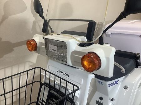 ホンダ ジャイロX GYRO X 2011年モデル/大型リアボックス装備/フロントバスケット/純正スペアキーあ 25
