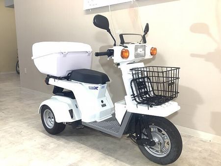 ホンダ ジャイロX GYRO X 2011年モデル/大型リアボックス装備/フロントバスケット/純正スペアキーあ 4