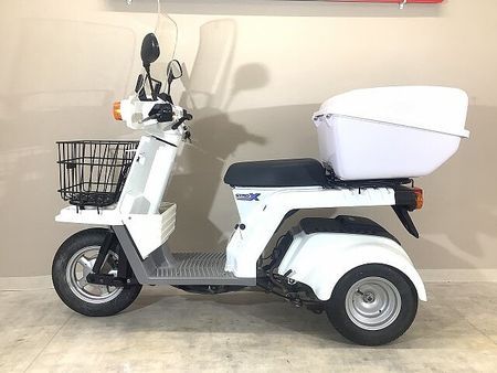 ホンダ ジャイロX GYRO X 2011年モデル/大型リアボックス装備/フロントバスケット/純正スペアキーあ 6