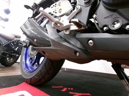 ヤマハ YZF-R25 YZF-R25 PRUNUS製スリップオンマフラー/ワイズギア製シートバック/マルチバー付 32