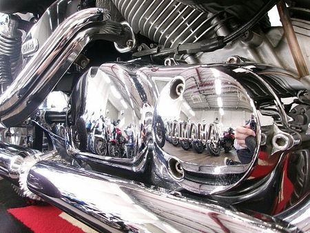 ヤマハ ドラッグスター 250 Drag Star 250 PYTHON製スラッシュカットマフラー/スクリーン付き/200 23