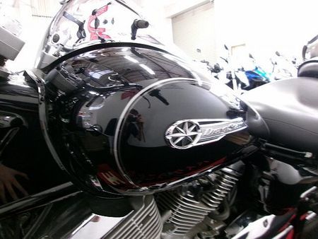 ヤマハ ドラッグスター 250 Drag Star 250 PYTHON製スラッシュカットマフラー/スクリーン付き/200 32