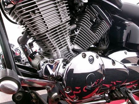 ヤマハ ドラッグスター 250 Drag Star 250 PYTHON製スラッシュカットマフラー/スクリーン付き/200 33