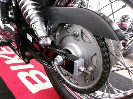 ヤマハ ドラッグスター 250 Drag Star 250 PYTHON製スラッシュカットマフラー/スクリーン付き/200 36